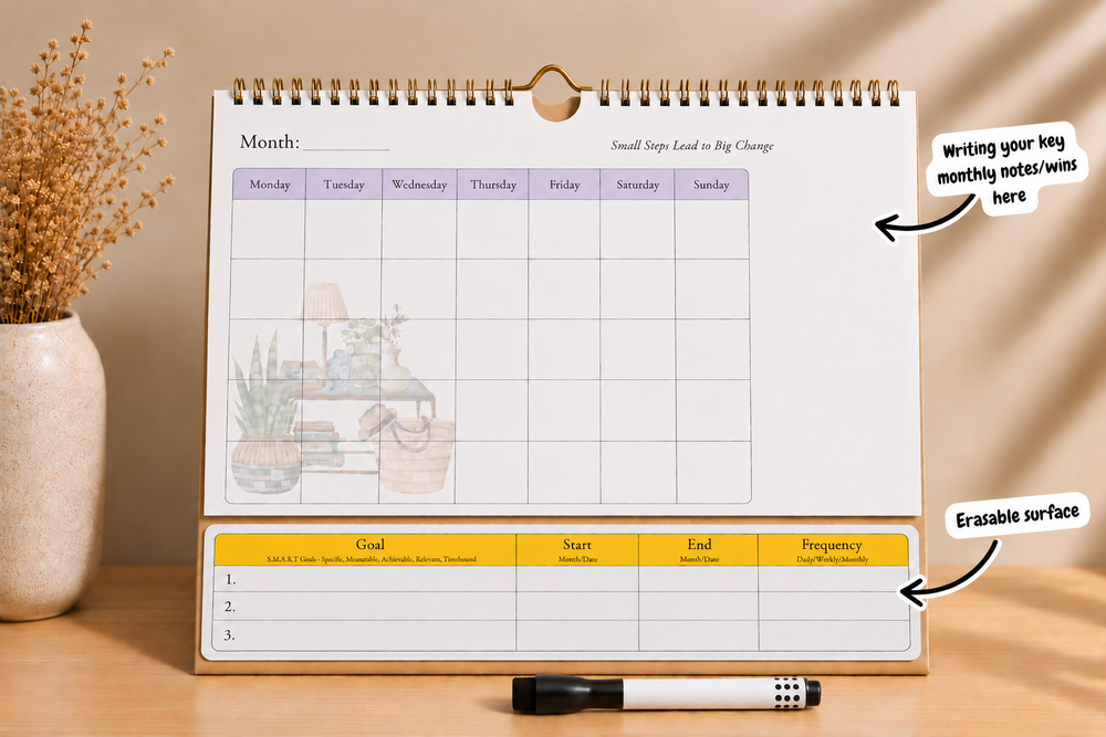 Goal Tracker Calendar