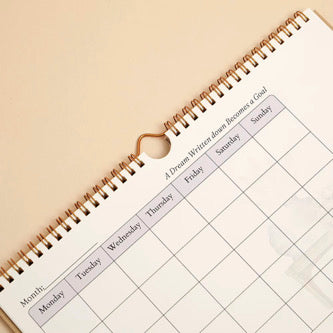 Goal Tracker Calendar