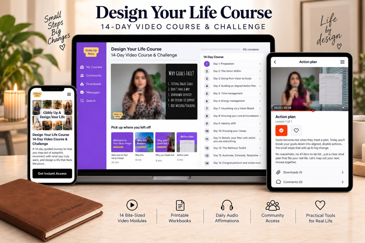 Giddy Up and Design Your Life Kit
