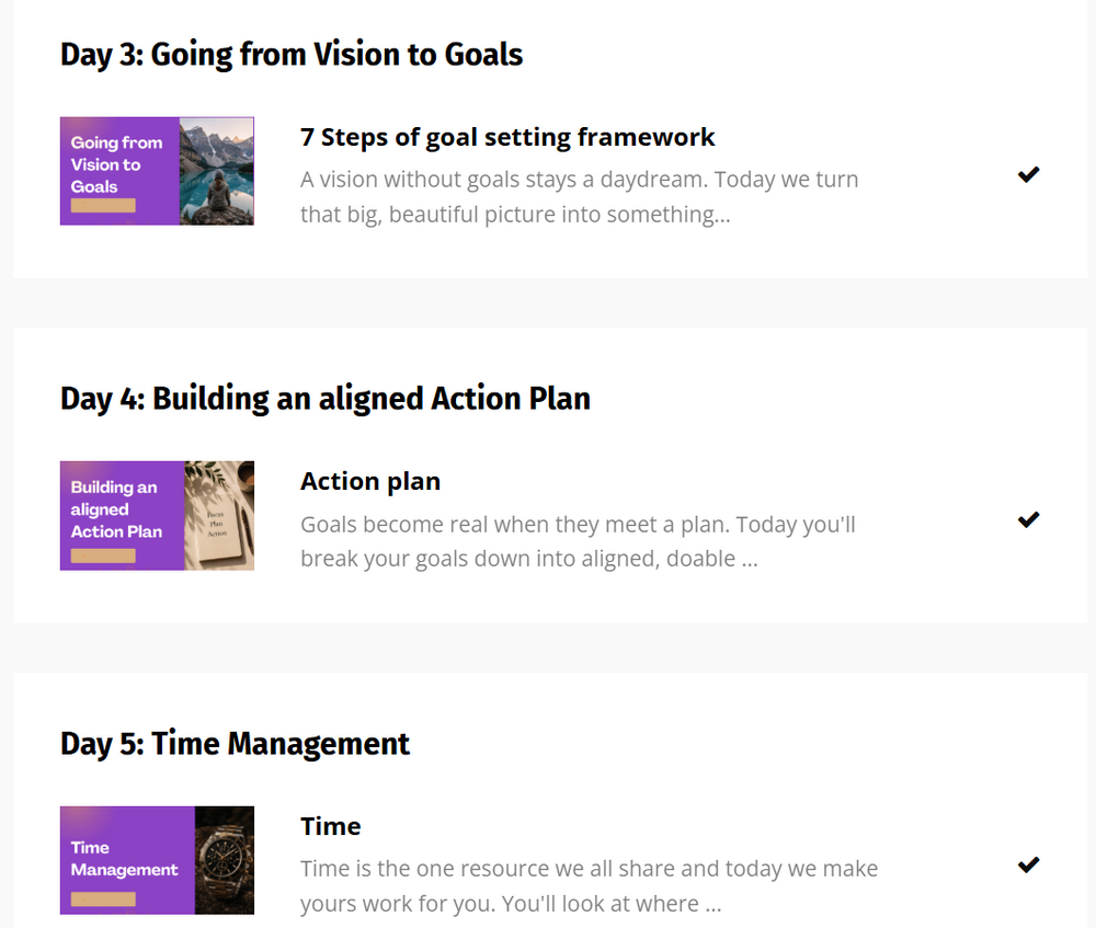 Design Your Life Course